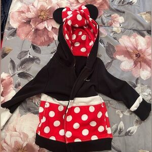 Disney Minnie Mouse Red and Black Polka Dot Jacket